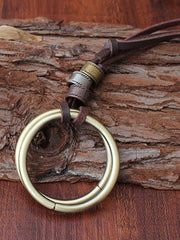 Bohemia Double ring pendants Necklaces