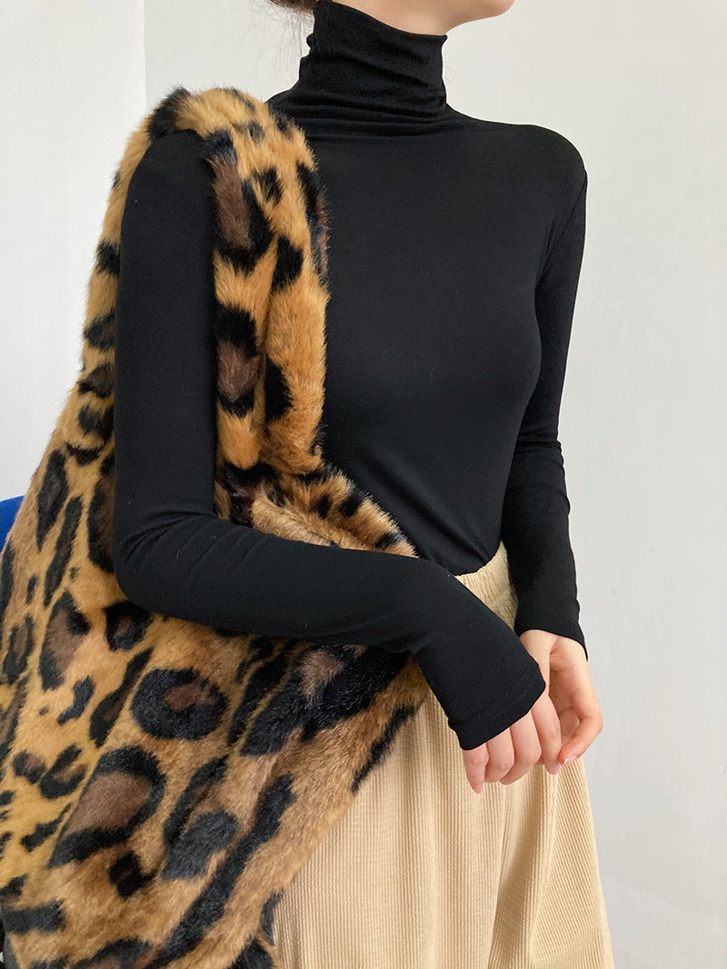 Casual Comfortable Turtleneck T-Shirt