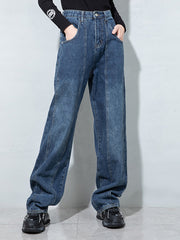 Solid Color Casual Jeans