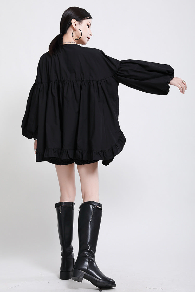 Women High Waist Slimming Loose Dress