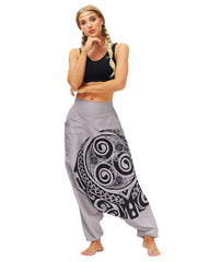 Totem Digital Print Loose Yoga Pants