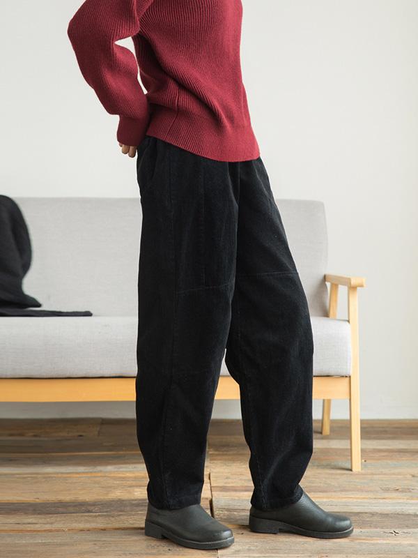 Loose Wide-leg Vintage Pants