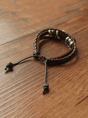 Acrylic Hide Rope Bracelet