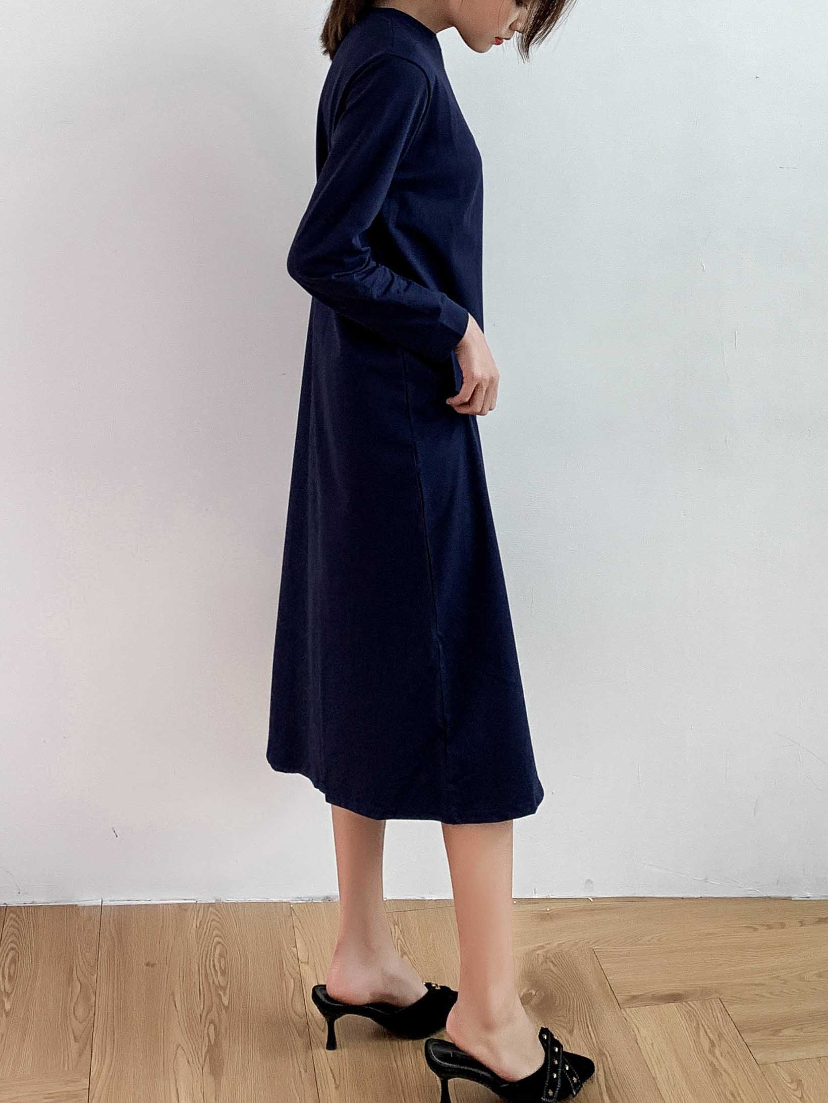 Loose Split-Joint Chic Ruffled Comfortable Midi Dress