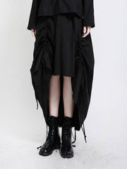 Women Irregular Pleated Skirt