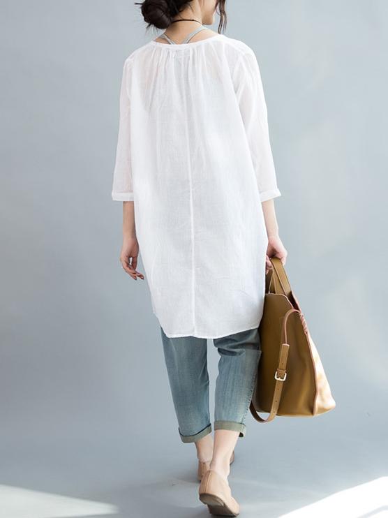 See Through The Front buttons Sunscreen Shirt