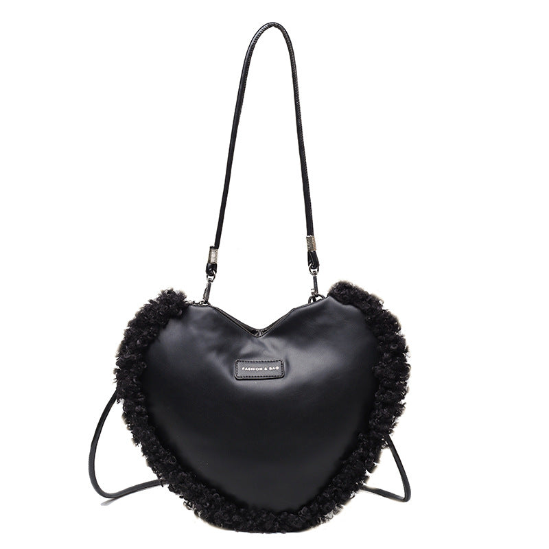 Casual Fashion Heart-Shaped Shoulder Bag