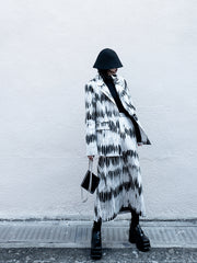 Women Printed High Waist Loose Casual Skirt