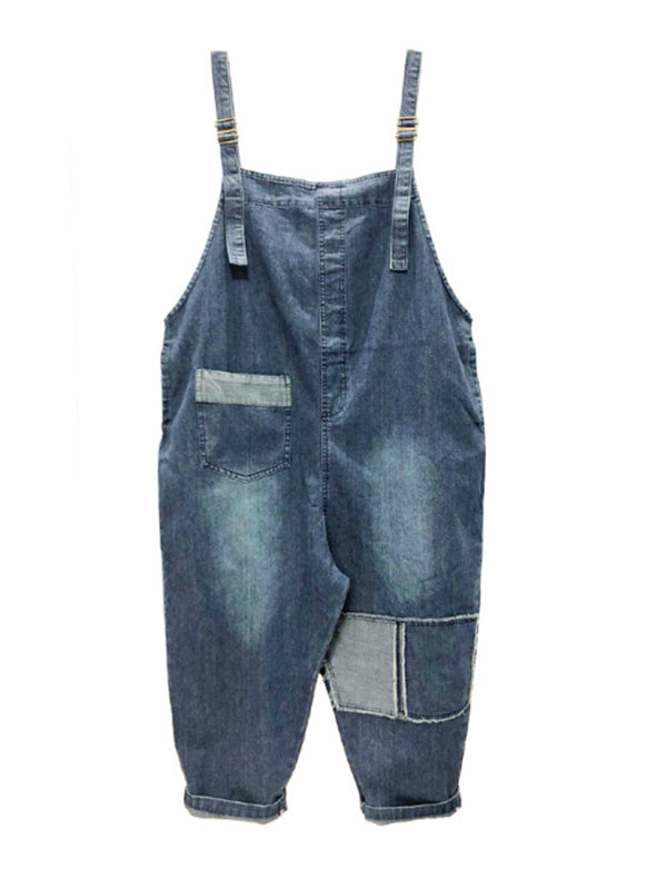 Original With Pocket Denim Jumpsuits