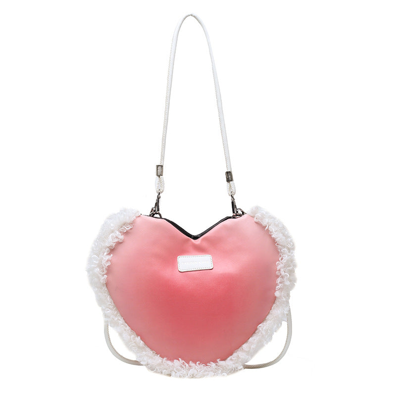 Casual Fashion Heart-Shaped Shoulder Bag