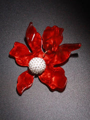 2 Color Flower Decorated Earring Accessories