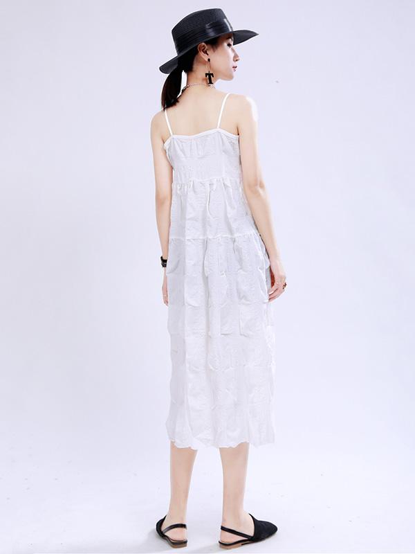 New Casual Sleeveless Suspender Dress