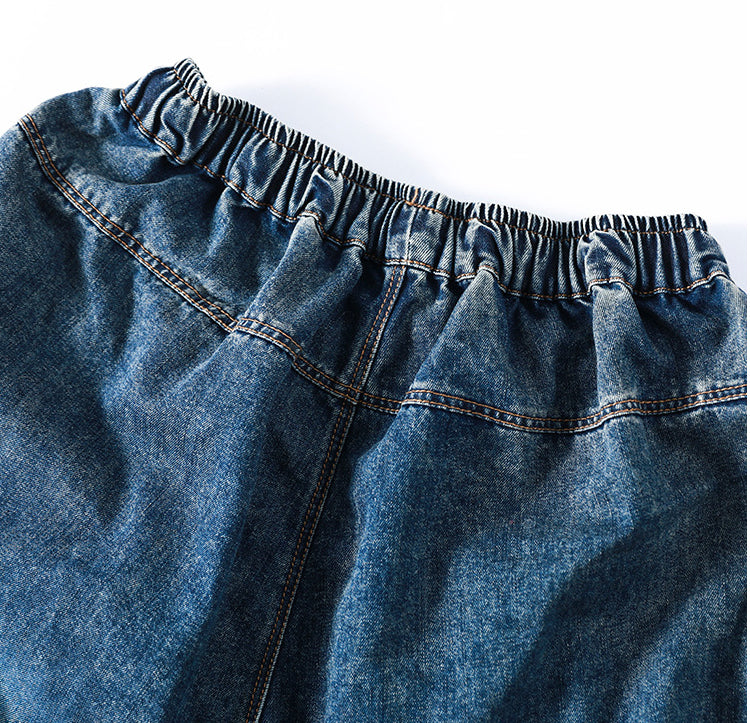 Retro Denim Loose Casual Jean Pants