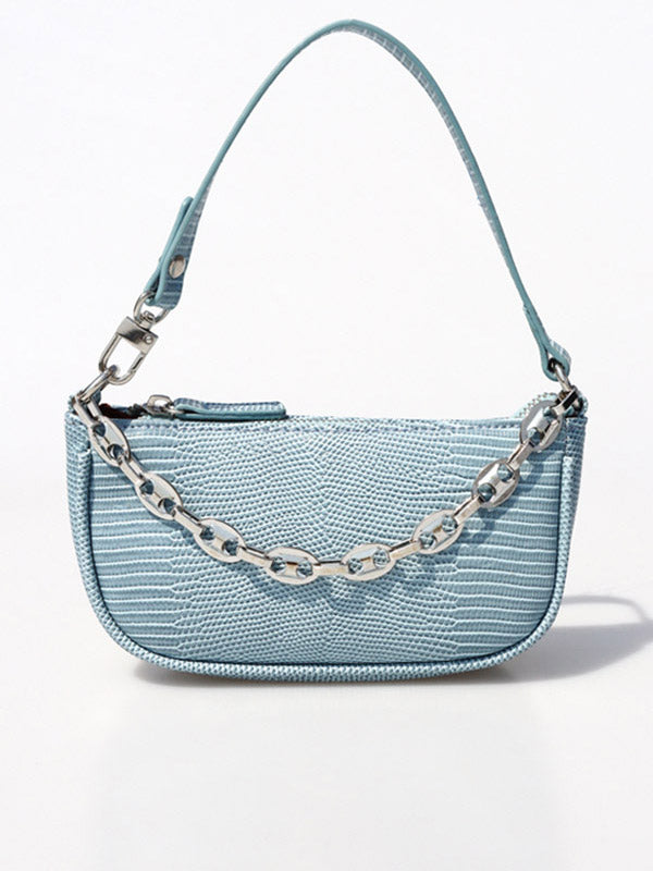 Casual Solid Chain Simpel Shoulder Bag