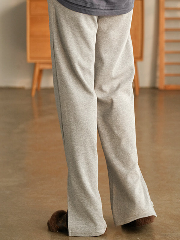 Vintage Wide-Leg Split Harem Pants