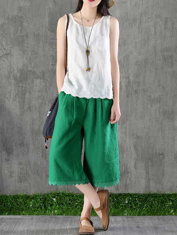 Casual Linen Five Pence Pants