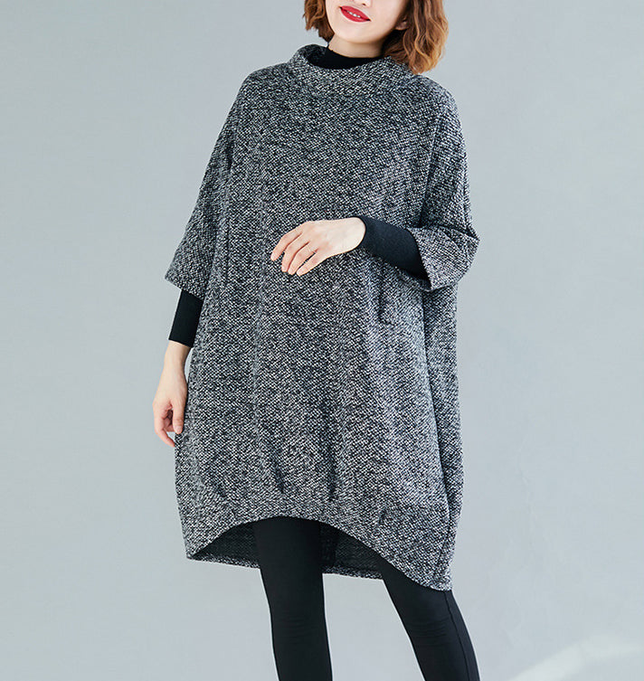 Plus Size Knitted Loose Dress