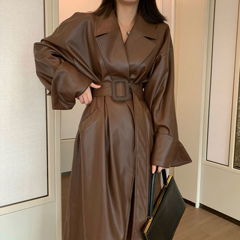 Retro Waist-Cinching And Strappy Long Coats