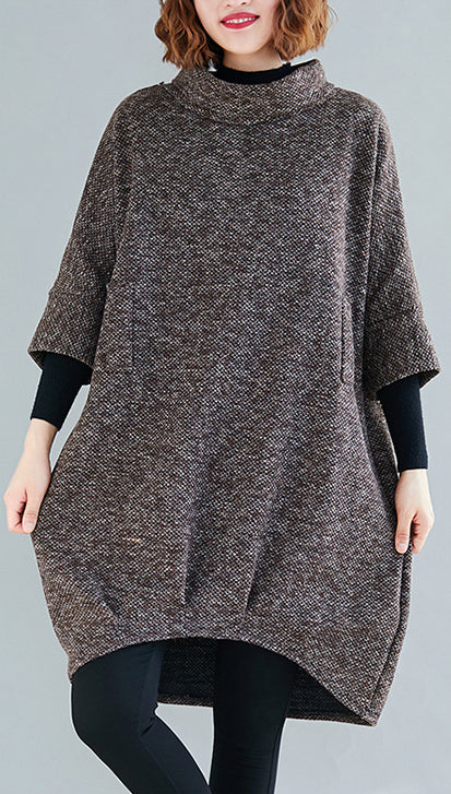 Plus Size Knitted Loose Dress