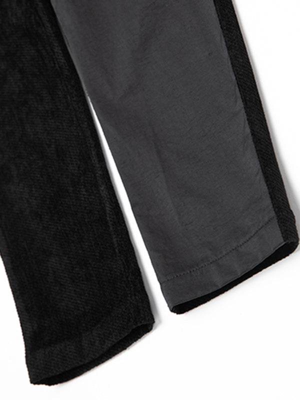 Vintage Corduroy Split-Joint  Asymmetric Empire Casual Pants