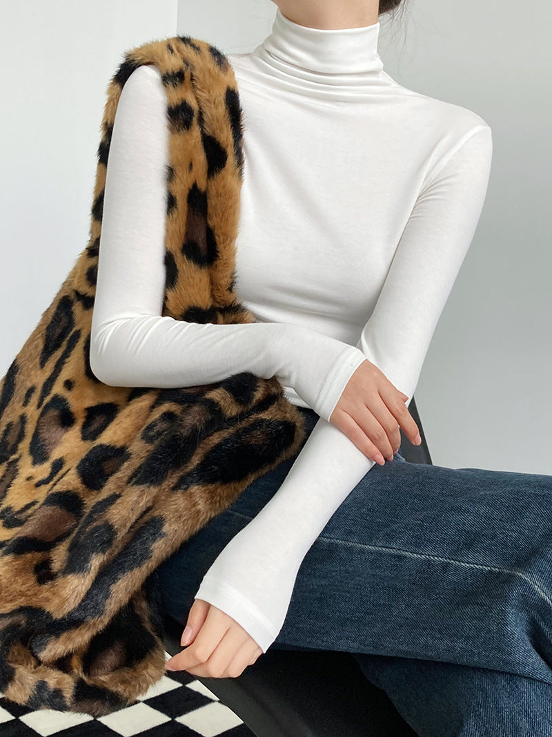 Casual Comfortable Turtleneck T-Shirt