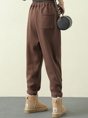 Solid Casual Harem Pants