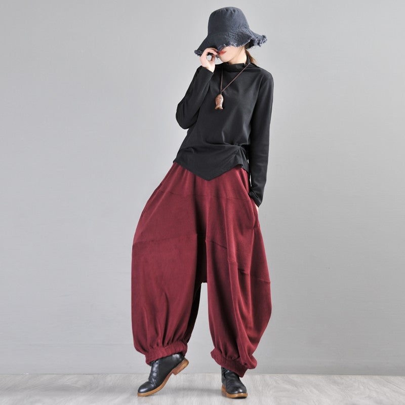 Loose Casual Wide-Leg Pants