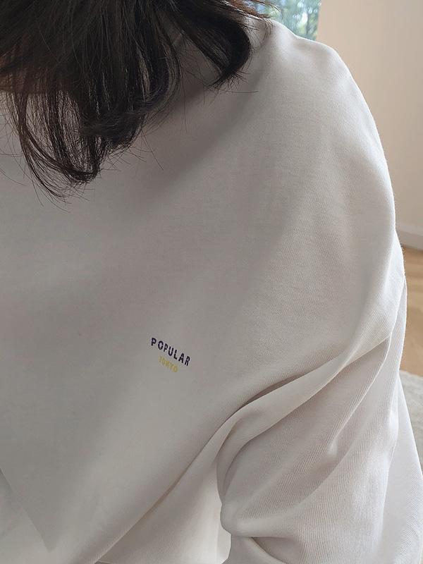 Loose Letter Printed T-Shirt