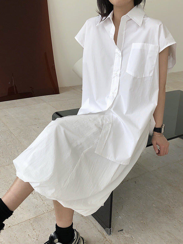 Original Solid Sleeveless Blouses&Shirts Tops