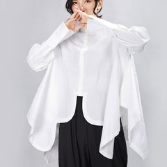 Irregular Loose Long Sleeve Shirt