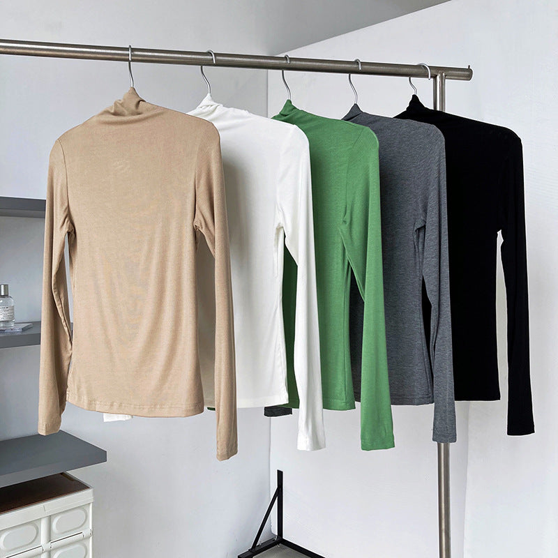 Casual Comfortable Turtleneck T-Shirt