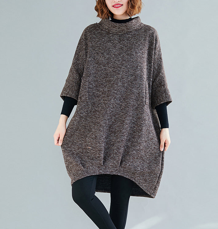 Plus Size Knitted Loose Dress