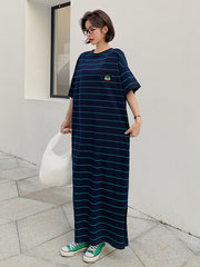 Original Striped Split-Side Dress