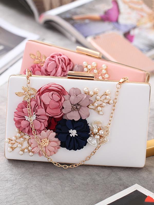 Applique Beads Cheongsam bag Handbag