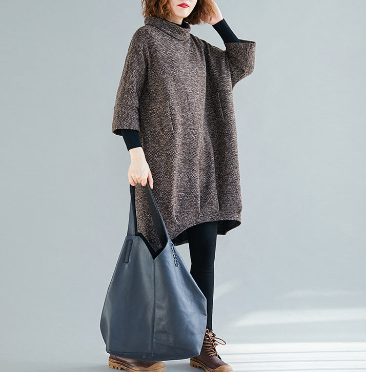 Plus Size Knitted Loose Dress