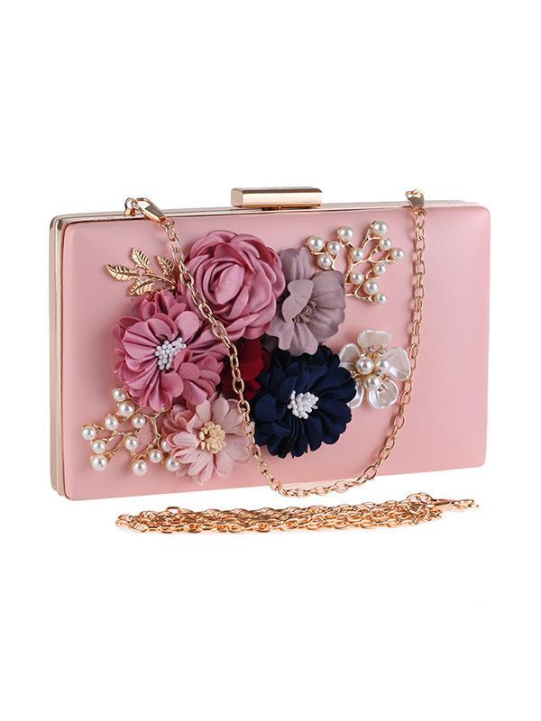 Applique Beads Cheongsam bag Handbag