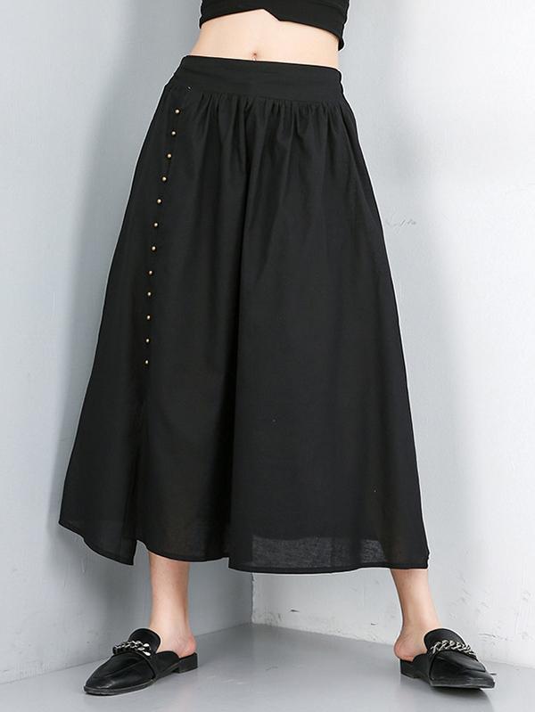 Beaded Split-side Skirt