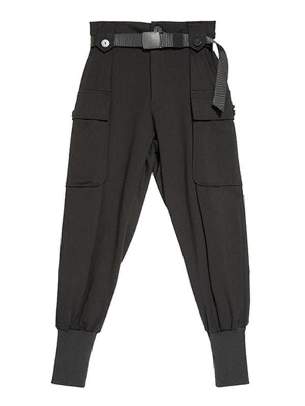 Stylish Solid Elasticity Harem Pants