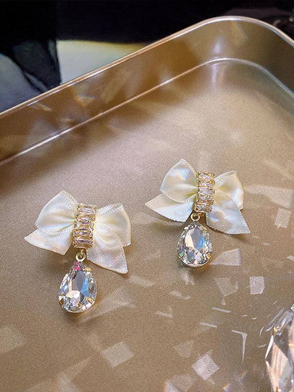 Stylish Elegant Bow Cute Style Earrings