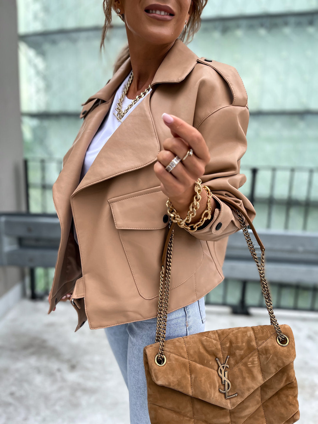 Solid Color Versatile Loose Casual Coat