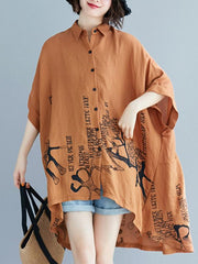Loose Slim Batwing A-Line Blouses