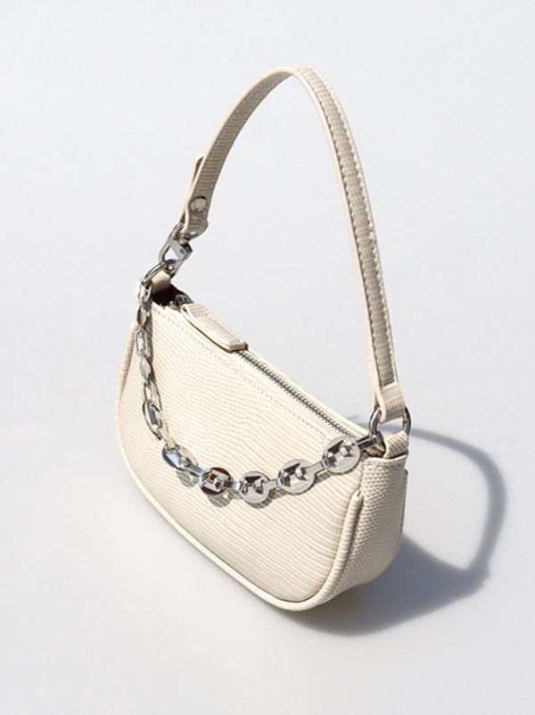 Casual Solid Chain Simpel Shoulder Bag