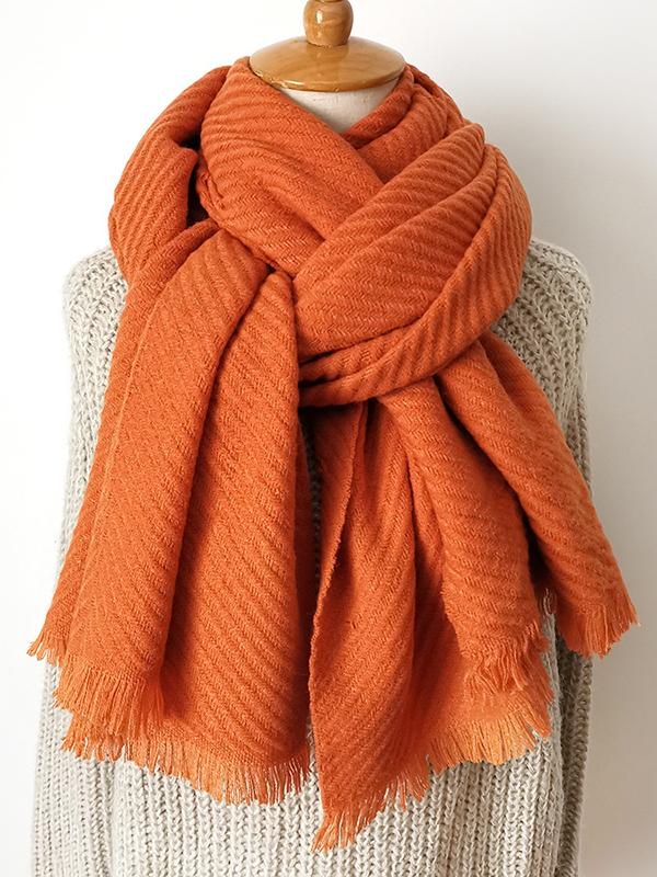 Solid Colors Fashion Scarf