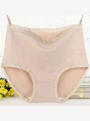 3Pcs Casual Breathable High Waist Seamless Panties