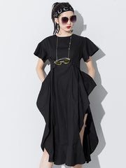 Irregular Split-side Designed Dress