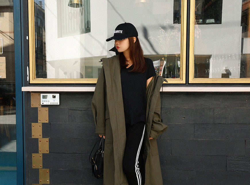 Loose Casual Mid-Length Coat