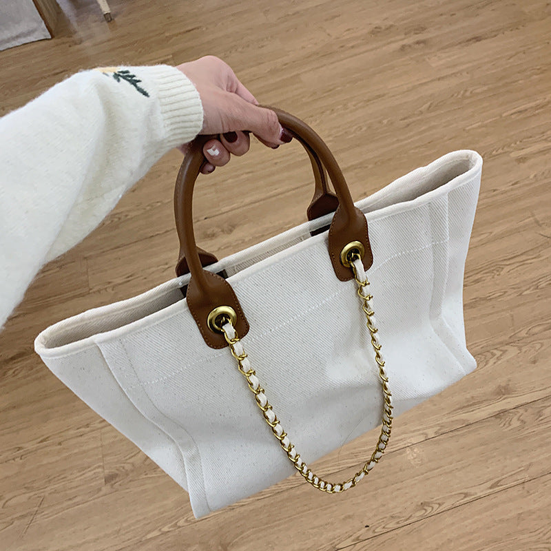 Large Capacity Single Shoulder Canvas Bag