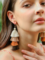 Handmade Bohemian Tassel Earrings