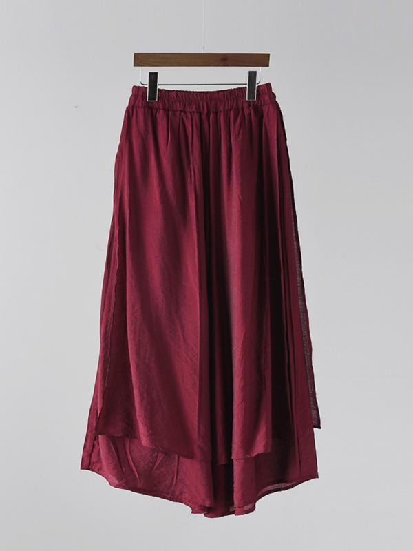 Vintage Solid Wide Leg Culotte