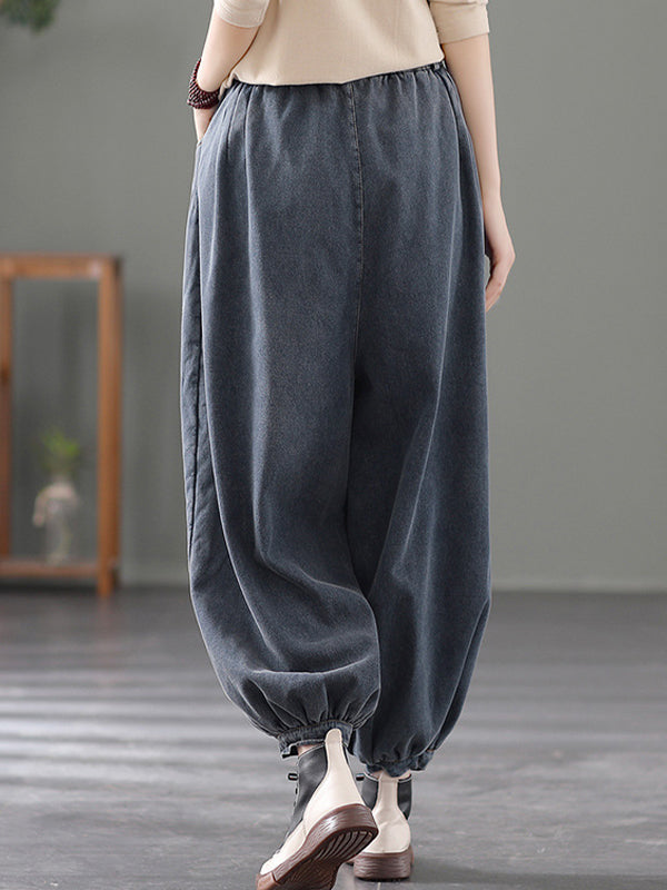 Casual Retro Baggy Denim Pants